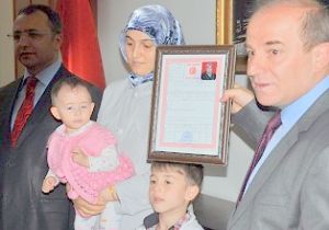 Şehit Ailesine ev desteği